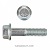 3/8-16X1-3/4 Hex Flange Bolt Grade 5 Zinc